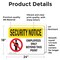 Signmission Employees Only Beyond This Point OSHA Security Notice Sign, Vinyl Decal, 24in W x 18in L, 2PK OS-2PACK-SN-D-1824-L-11534 - alternate 6